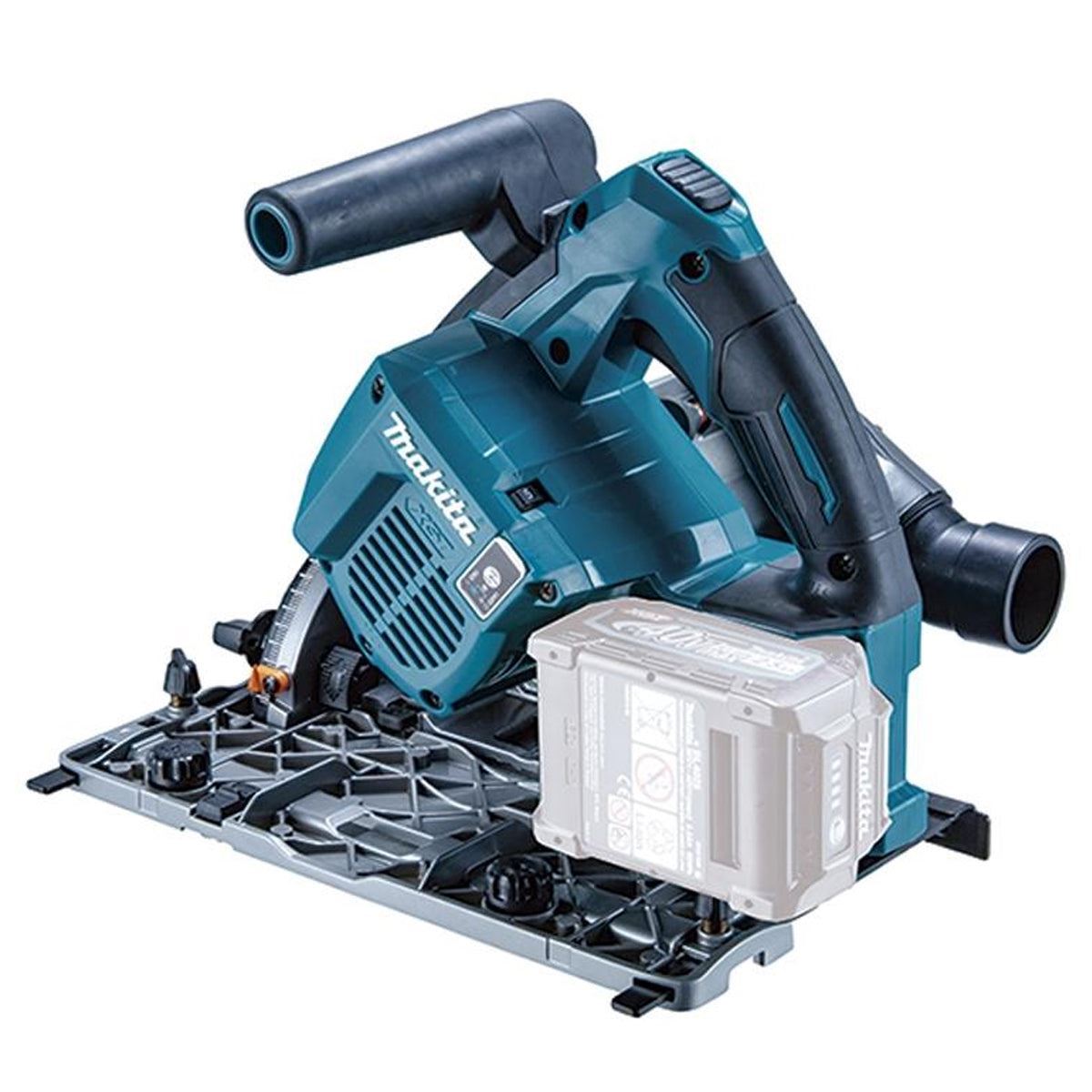 SP001GZ03 40V Brushless Plunge Saw + 2 x Guide Rail Connector & Clamp Set